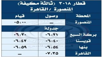 تعديلات جديدة.. السكة الحديد تعلن تشغيل خدمات إضافية على خطوط الوجهين القبلي والبحري